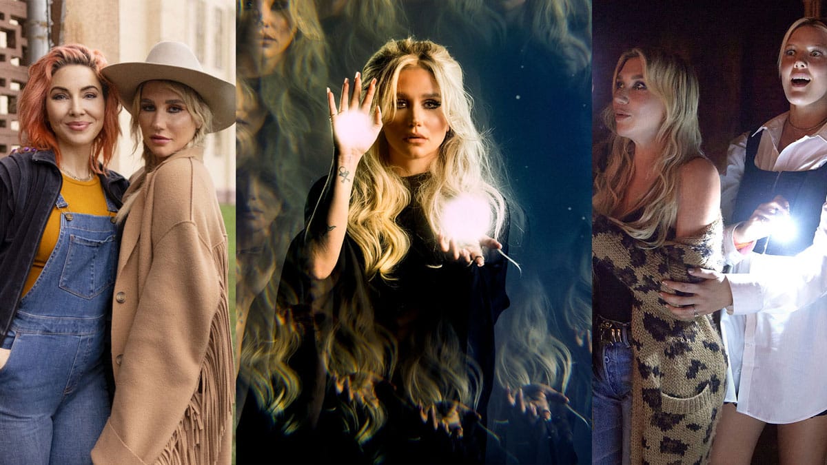 Different pictures of Kesha.
